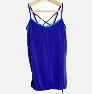 Lucy layered tank sports bra S